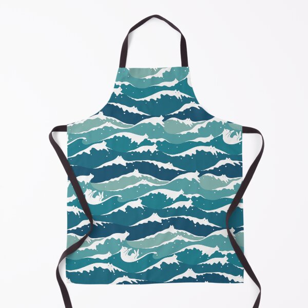 Item preview, Cat Landscape 135: Cat Waves designed and sold by ilovedoodle.