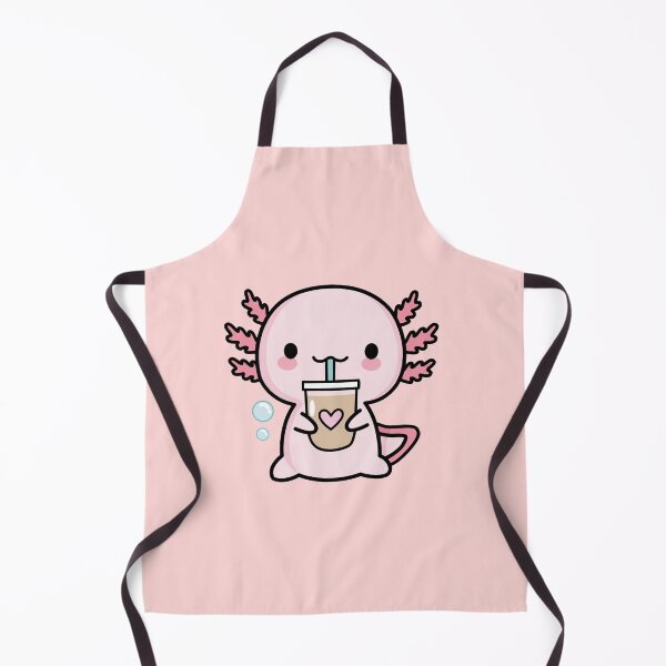 Item preview, Axolotl drinking iced coffee, I Need Alotl Coffee, Axolotl Kawaii designed and sold by XoTheMonster.
