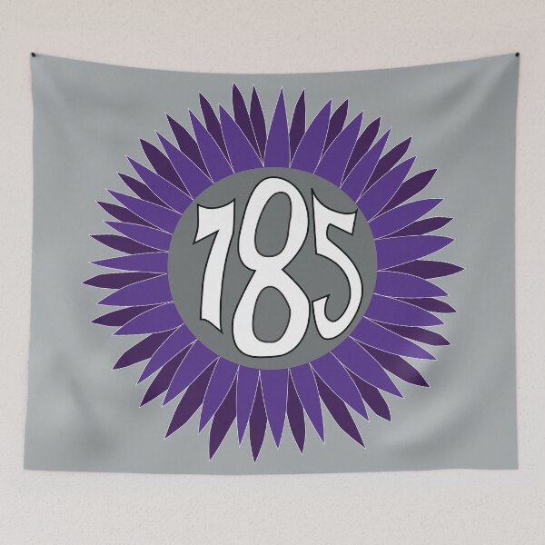Item preview, Hand Drawn Kansas Sunflower 785 Area Code Purple designed and sold by itsrturn.