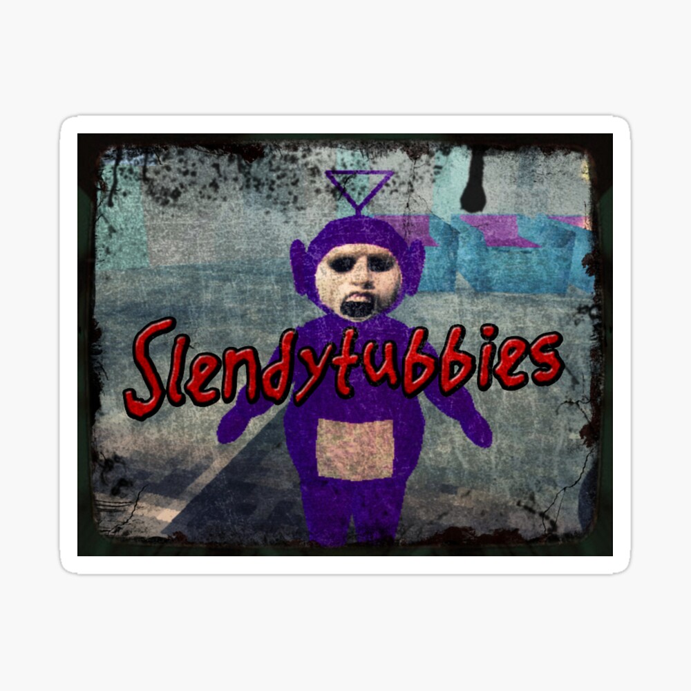 Slendytubbies 3 The Gang Sticker for Sale by Nicogamer1