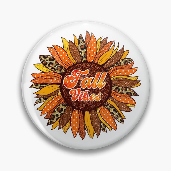 Item preview, Fall Vibes Pretty Sunflower in Autumn Colors designed and sold by zachandjackson.