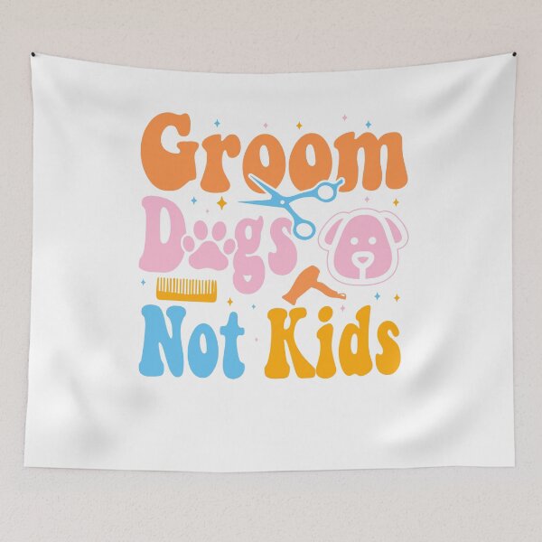 Item preview, Funny Dog Groomer Pet Grooming Groovy. designed and sold by Rich-Bogus.