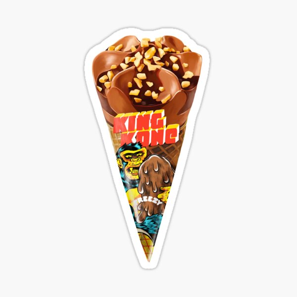 "King Kone" Sticker for Sale by greatindoors Redbubble