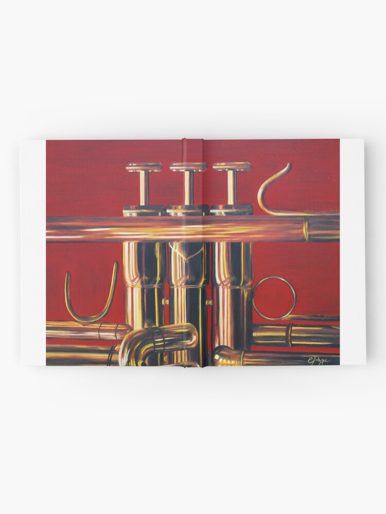 Alternate view of Trumpet in Red Hardcover Journal