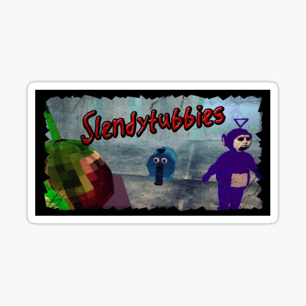 Slendytubbies 3 The Gang Sticker for Sale by Nicogamer1