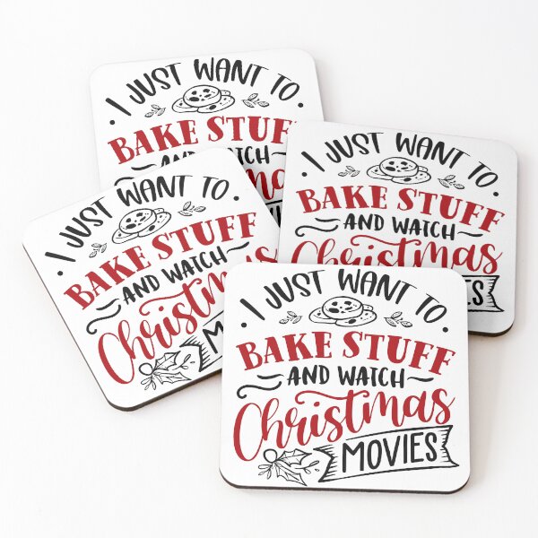 Item preview, I Just Want to Bake Stuff and Watch Christmas Movies designed and sold by LDTreasures.