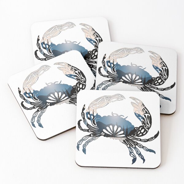 Item preview, Sunrise Over The Mountains Crab designed and sold by damonasplace.