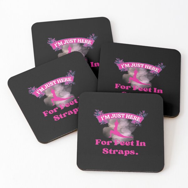 Item preview, I'm Just Here For Feet In Straps Funny Pink Pilates wourkout gift for girls women designed and sold by MouDantArts.