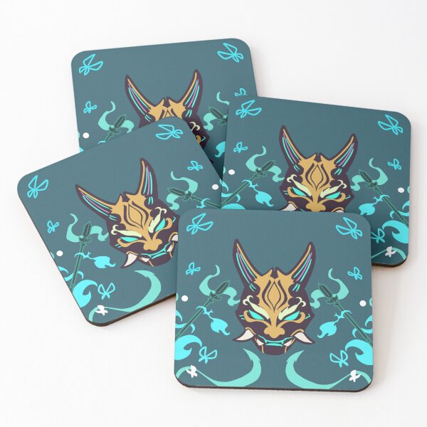 Item preview, Genshin Impact Xiao Inspired Mouse Pads, Pillows, Face masks, etc. designed and sold by IntrovertMochi.
