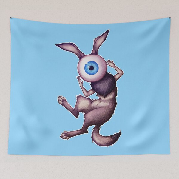 Item preview, Eyeball Bunny Monster Thing designed and sold by Fox Graves.