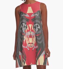 Raven Vision A-Line Dress