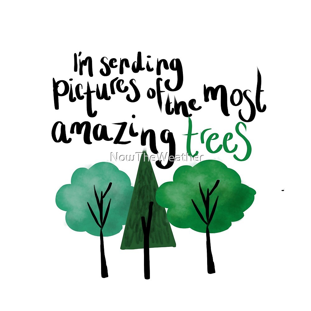 "Dear Evan Hansen Amazing Trees" by NowTheWeather Redbubble