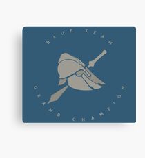 Blue Team Arena Champion Canvas Print