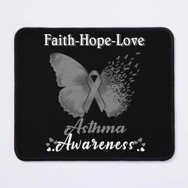 Item preview, Faith Hope Love Butterfly Asthma Awareness designed and sold by Gillosina.