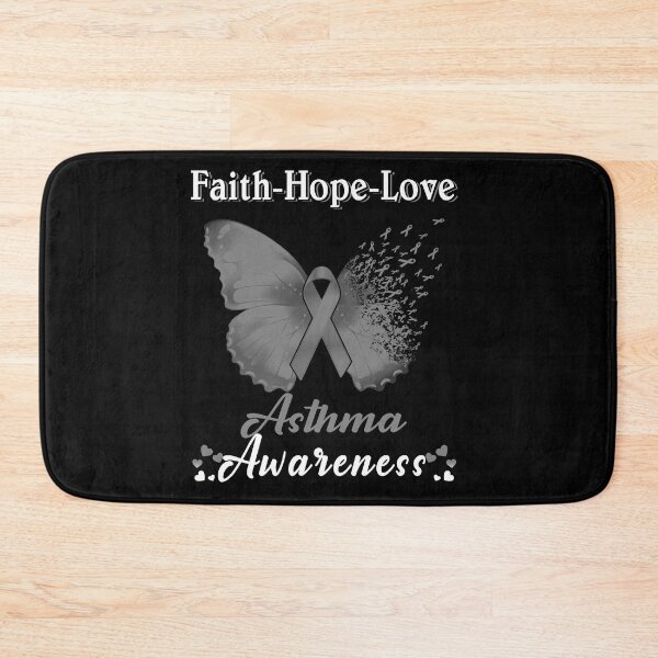 Item preview, Faith Hope Love Butterfly Asthma Awareness designed and sold by Gillosina.