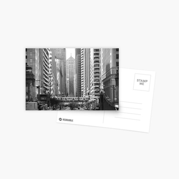 Chicago Lasalle Street Postcard