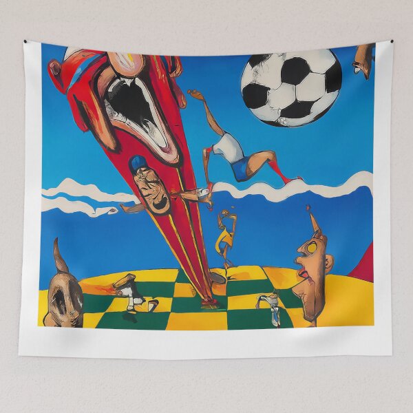 Item preview, Surreal Soccer designed and sold by gregblomberg.