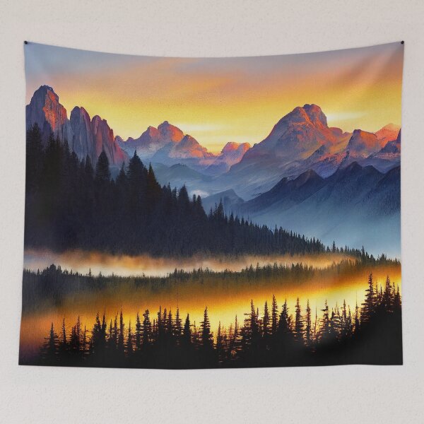 Item preview, Morning Misty designed and sold by dreamworldscape.