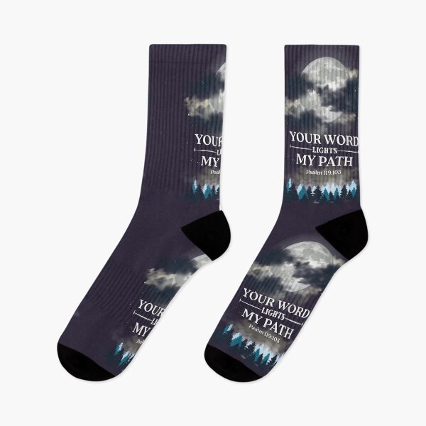 Item preview, Your Word Lights My Path Psalm 119 Verse 105 | Bible | Scriptures | Christian Art | Gospel | Proverbs 3 Verse 6 designed and sold by MJDezigns.