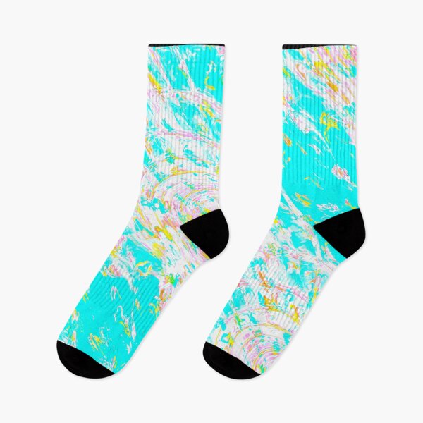 Item preview, Abstract Fractal Wave Spiral Galaxy Turquoise Blue White Pink marbled Pattern Swirl Natural Flow designed and sold by Aryxaba.