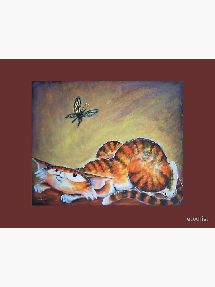 Thumbnail 2 of 2, Art Board Print, Butterfly Eyes - Art by TET designed and sold by etourist.