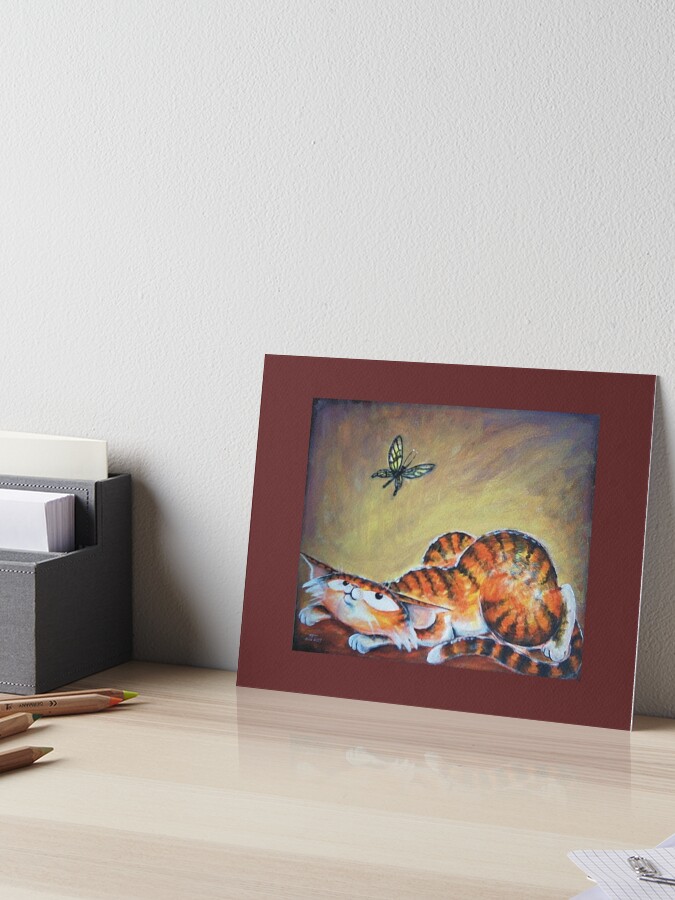 Thumbnail 1 of 2, Art Board Print, Butterfly Eyes - Art by TET designed and sold by etourist.