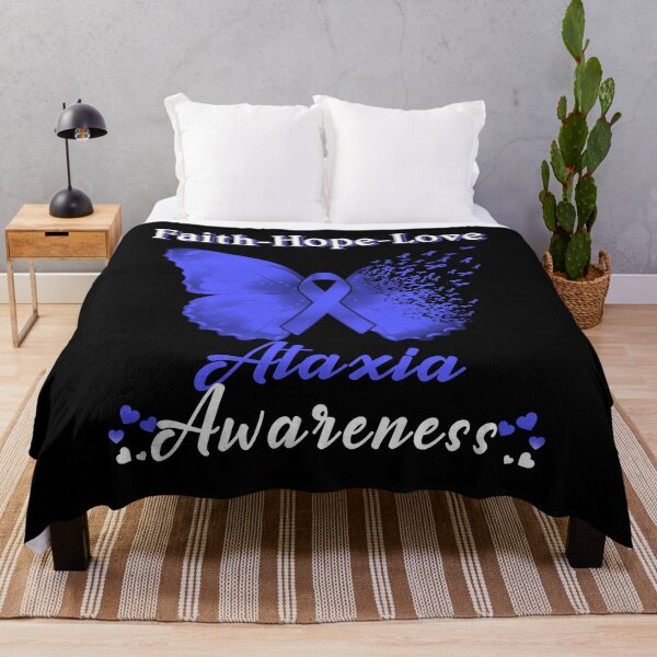 Item preview, Faith Hope Love Butterfly Ataxia Awareness designed and sold by Gillosina.