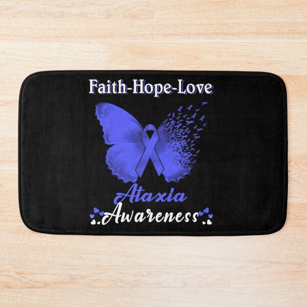 Item preview, Faith Hope Love Butterfly Ataxia Awareness designed and sold by Gillosina.