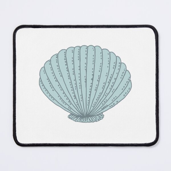 Item preview, Aqua Seashell designed and sold by LBTOMA.