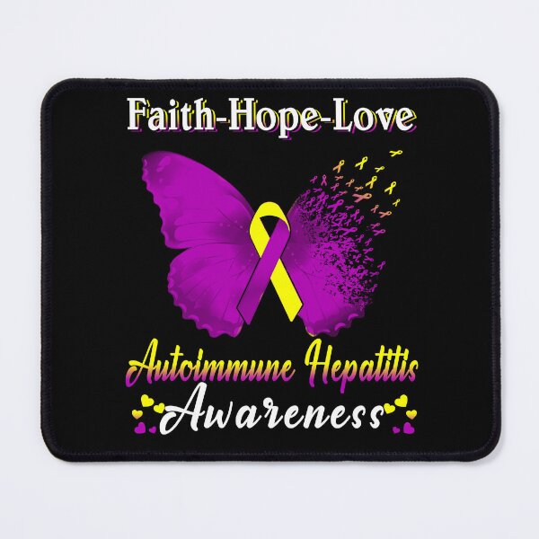 Item preview, Faith Hope Love Butterfly Autoimmune Hepatitis Awareness designed and sold by Gillosina.