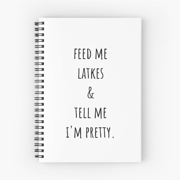 Item preview, FEED ME LATKES and TELL ME I’M PRETTY designed and sold by MadEDesigns.