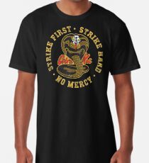 Cobra Kai - Strike First - Strike Hard - Keine Gnade - HD Distressed Variante 3 Longshirt