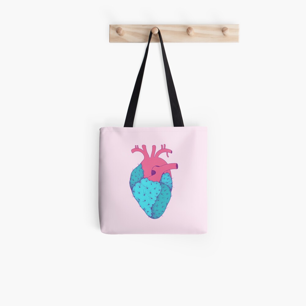 Cactus Heart Tote Bag