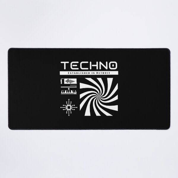 Item preview, Techno Established In Detroit designed and sold by Discothreadz.