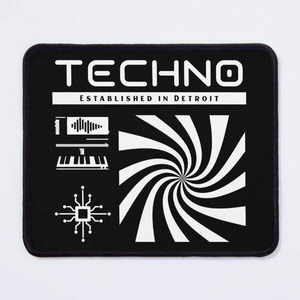 Item preview, Techno Established In Detroit designed and sold by Discothreadz.