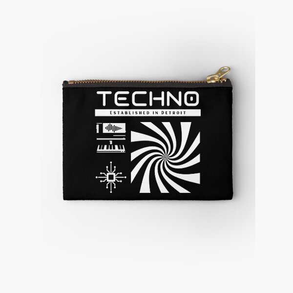 Item preview, Techno Established In Detroit designed and sold by Discothreadz.