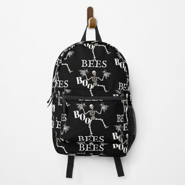 Item preview, BOO Bees Dancing Skeleton with Bees Halloween Design designed and sold by tranquilbeach.