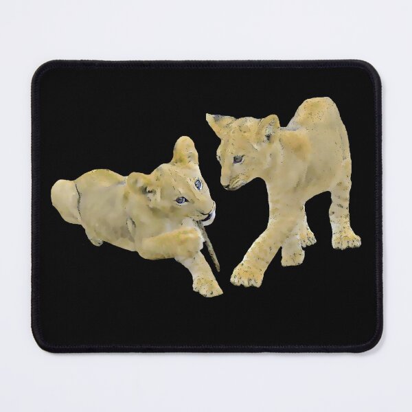 Item preview, Lion babies - lion - cat of prey - cat - big cat - Africa designed and sold by TShirtsundMehr.