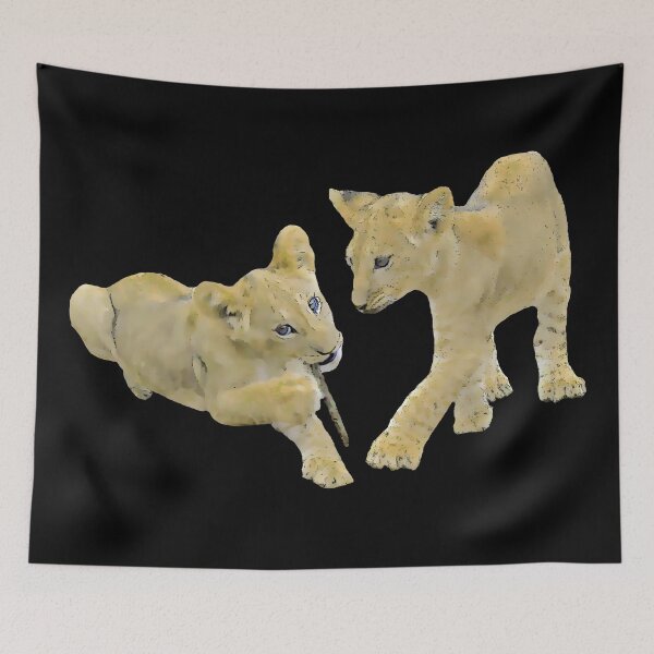 Item preview, Lion babies - lion - cat of prey - cat - big cat - Africa designed and sold by TShirtsundMehr.