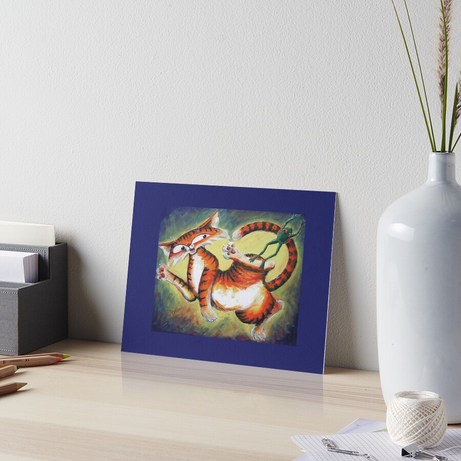 Leap Frog Jac Art Board Print