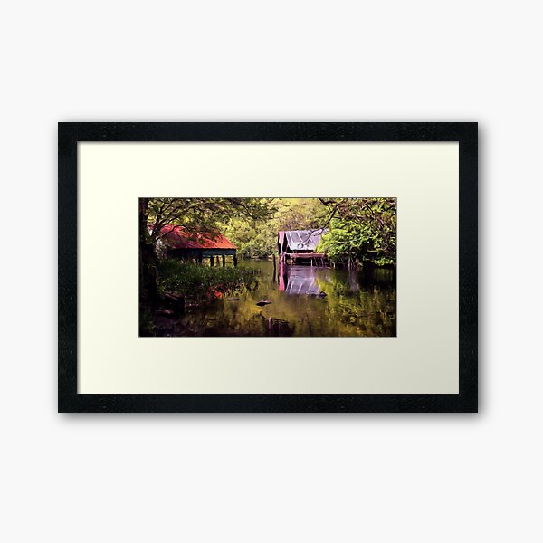 Item preview, Old Boat Houses - Loch Ard * designed and sold by David Hutcheson.