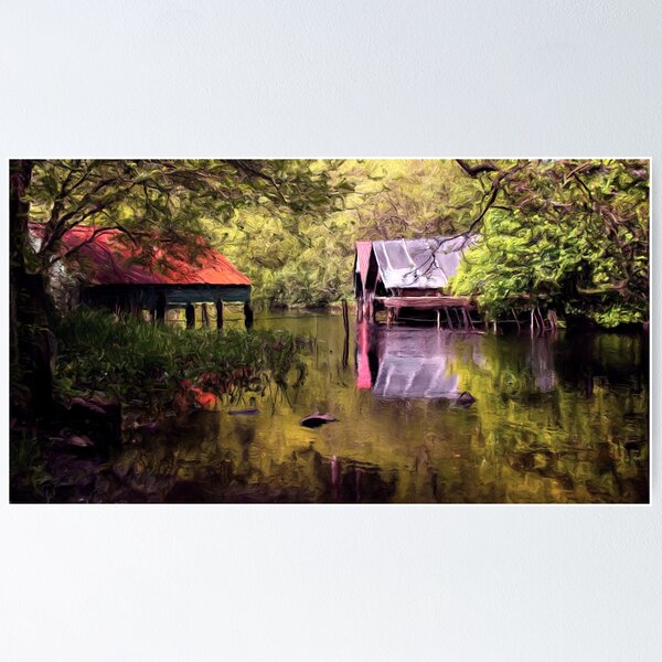 Item preview, Old Boat Houses - Loch Ard * designed and sold by David Hutcheson.