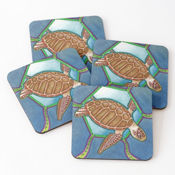 Item preview, Sacred Green Sea Turtle as Animal Teacher designed and sold by Ravenari.