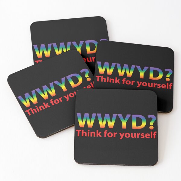 Item preview, WWYD? What would YOU do? Think for yourself - Rainbow designed and sold by ReverendMothman.