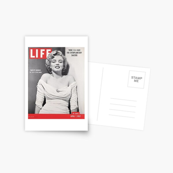Marilyn Monroe LIFE Cover Postcard