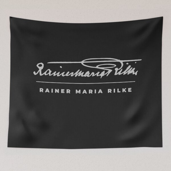 Item preview, Rainer Maria Rilke signature t-shirt designed and sold by CMYKStudio.