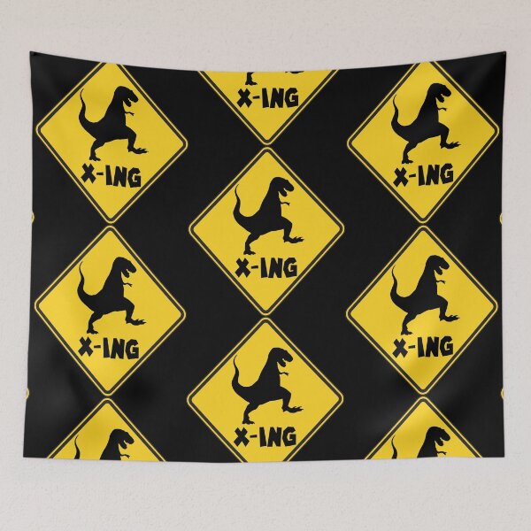 Item preview, TREX X-ING WARNING SIGN designed and sold by DomGDesign.