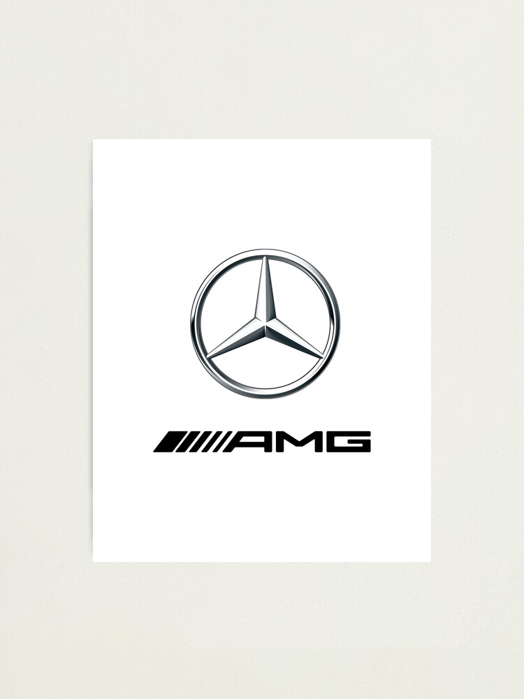 black amg logo Photographic Print for Sale by Heacockelse