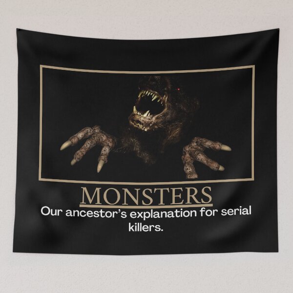 Item preview, Monsters- Demotivational Poster designed and sold by DesignsByDaddy.
