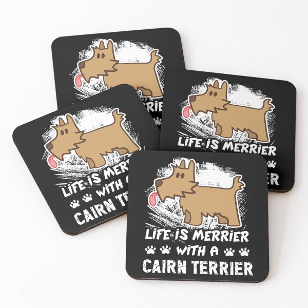 Item preview, Life Is Merrier With A Cairn Terrier designed and sold by UnknownArtistt.